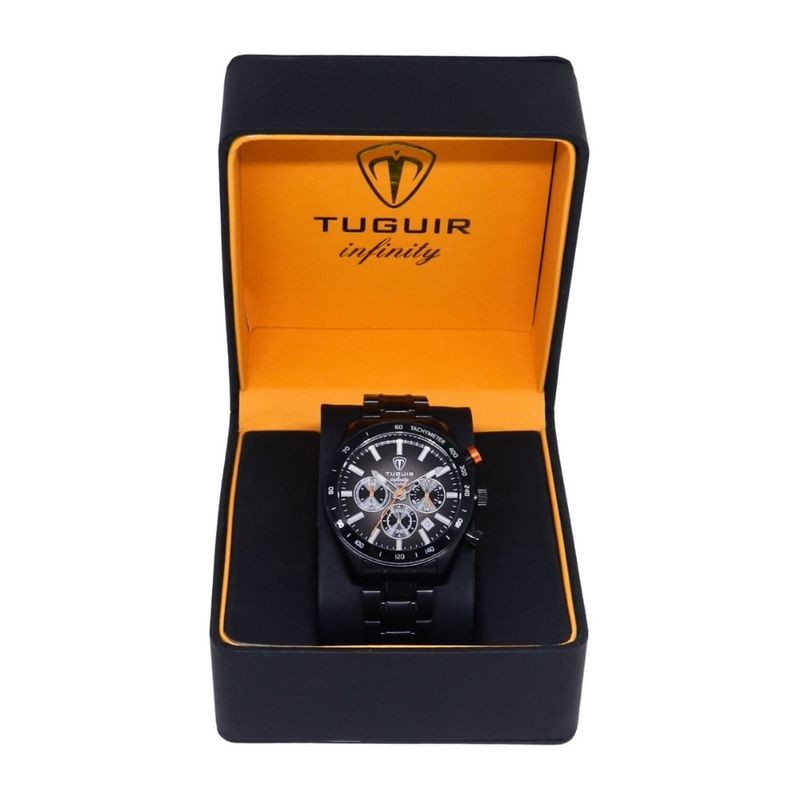 Relógio Masculino Tuguir Infinity Cronógrafo TGI37119 Preto