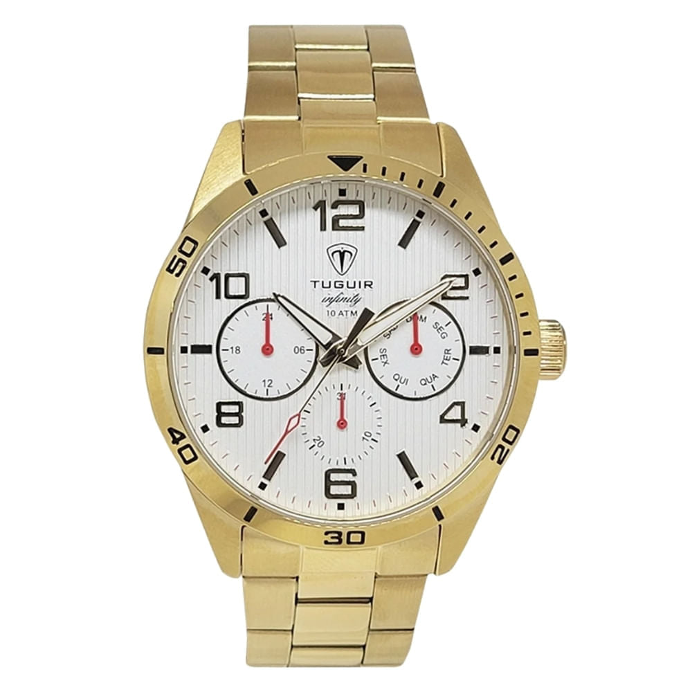 Relógio MultiFunção Masculino Tuguir Analógico Infinity TGI37060